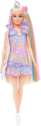 Barbie Fun & Fancy Doll & Accessories, Blonde Fashion Doll with Extra-Long Hair & 2 Looks, Including Silver Metallic Dress & Hair Extension