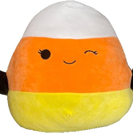 Squishmallows Official Kellytoy Halloween Spooky Collectible Soft Pillow Animals (Casey Candy Corn Bat, 8 Inch)
