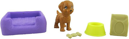 Replacement Parts for Barbie Dollhouse Series - Barbie Dreamhouse - FHY73 - Replacement Dog, Bowl, Bone, Food Bag and Bed