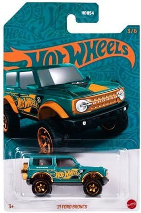 Worldwide Nutrition Bundle Compatible with Hotwheels 56th Anniversary Special Edition '21 Ford Bronco Diecast Model in Pearl & Chrome