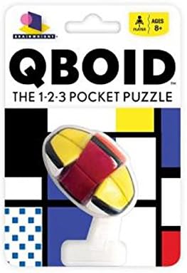 Brainwright - QBOID - The 1-2-3 Pocket Brain Teaser Fidget Puzzle