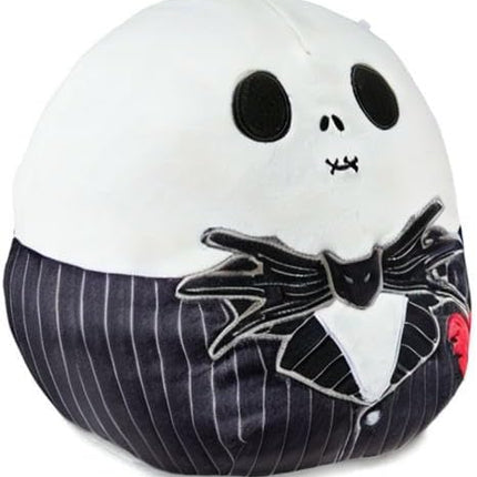 Squishmallows 8" Valentines Nightmare Before Christmas Jack Skellington, Black