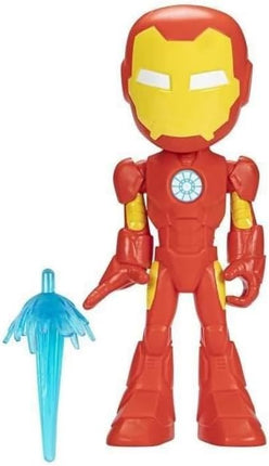 Spidey and his Amazing Friends Supersized Iron Man Action Figure, 9-Inch Avengers Action Figures, Marvel Super Hero Preschool Toys for 3+ Years