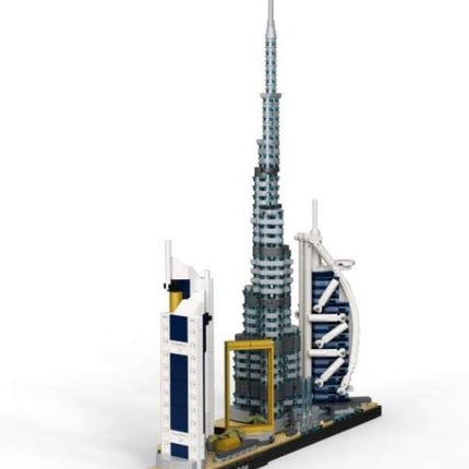 LEGO Architecture Skylines: Dubai 21052 Building Kit, Collectible Architecture Building Set for Adults (740 Pieces)