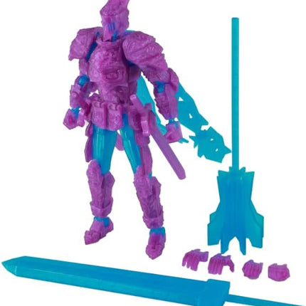 9ltoywodu Action Figure, Matte Plastic Knight Warrior Toy, 7.17x3.46x1.77 Inch, Assembly Required
