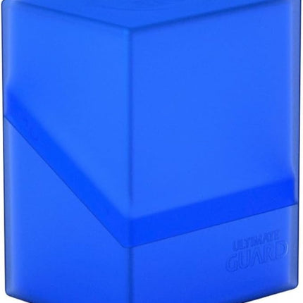 Ultimate Guard Boulder 80+ Classic, Deck Case for 80 Double-Sleeved TCG Cards, Sapphire, Secure & Durable Storage for Trading Card Games, Soft-Touch Finish