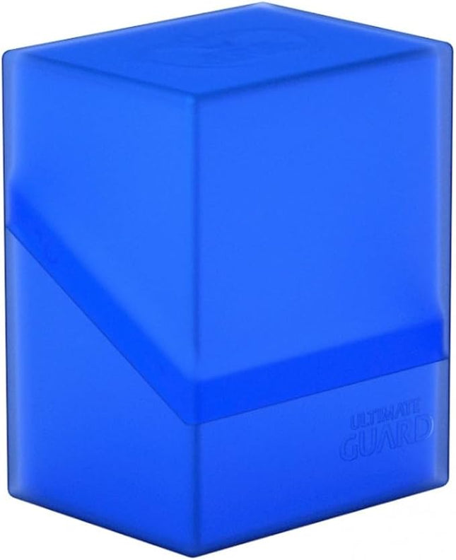 Ultimate Guard Boulder 80+ Classic, Deck Case for 80 Double-Sleeved TCG Cards, Sapphire, Secure & Durable Storage for Trading Card Games, Soft-Touch Finish