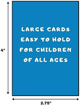 Regal Games Card Games for Kids - Go Fish, Crazy 8's, Old Maid, Slap Jack, Garbage Monster, War - Simple & Fun Classic Family Table Games - Games May Vary (6 Set)
