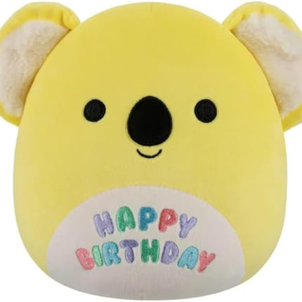 Squishmallows 2025 Original 8-Inch Happy Birthday Squad Plush - Collectible Soft & Squishy Mini Stuffed Animal Toy - Add to Your Squad - Gift for Kids, Girls & Boys (Donny Koala)