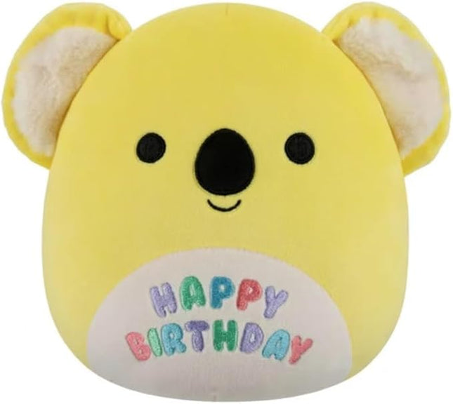 Squishmallows 2025 Original 8-Inch Happy Birthday Squad Plush - Collectible Soft & Squishy Mini Stuffed Animal Toy - Add to Your Squad - Gift for Kids, Girls & Boys (Donny Koala)