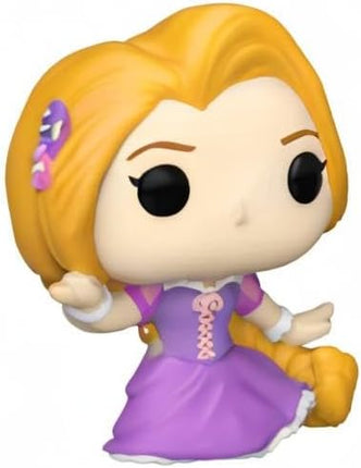 Funko Bitty Pop Disney Princesses - Rapunzel, Merida, Moana and A Surprise Mystery Mini Figure - 0.9 Inch (2.2 Cm) Collectable - Stackable Display Shelf Included - Cake Topper - Gift Idea