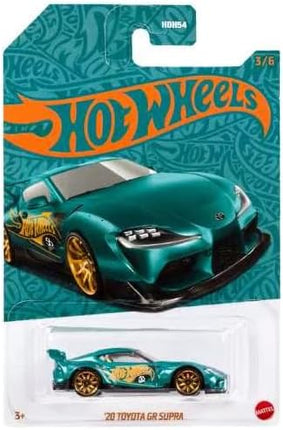 Hot Wheels 20 Toyota GR Supra Pearl and Chrome Green 3/6