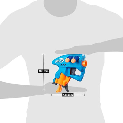Nerf Nanofire Blue Blaster and Combats