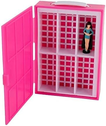 Worlds Smallest Barbie Fashion Case, Miniature, Includes 1 case and 2 Micro Figures, Styles Selected at Random
