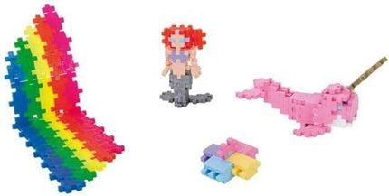 Plus-Plus - Learn to Build Super Set - Pastel Mix, 1,200 Pieces w/ 4 Baseplates - Construction Building Stem/Steam Toy, Interlocking Mini Puzzle Blocks for Kids