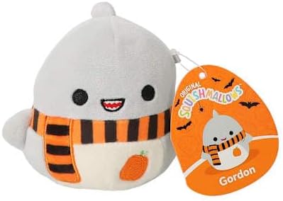 Squishmallows Official Kellytoy 4.5 Inch Gordon Halloween Shark Soft Plush Squishy Toy Animals