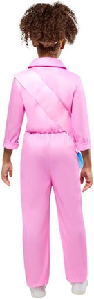 Rubies Girls Barbie Movie President Barbie Costume Jumpsuit with Headband and Sash