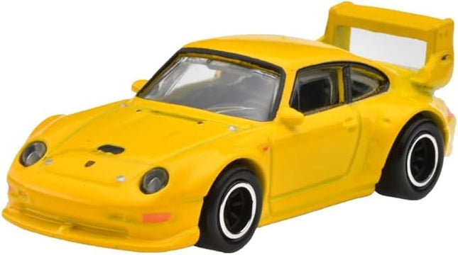 Hot Wheels HRR82 Premium 2 Pack Porsche 993 GT2/ Porsche 718 Cayman GT4 Vehicle Toy Minicar 3 Years Old and Up Multi