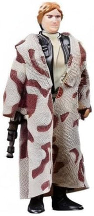STAR WARS Retro Collection Han Solo (Endor), Return of The Jedi 3.75-Inch Collectible Action Figures, Ages 4 and Up