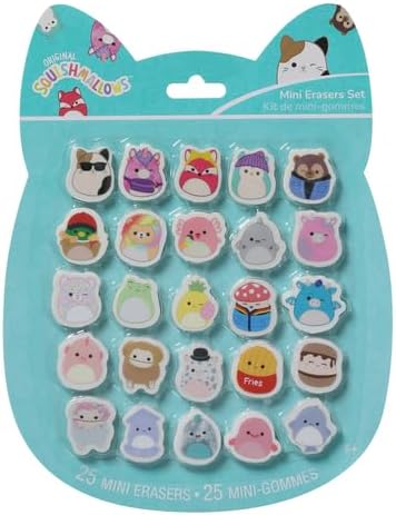 Squishmallows Mini Eraser Set