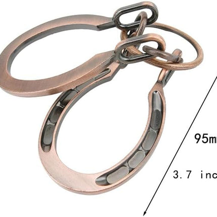 Brain Teaser Puzzles with Plastic Box,4 Pieces Metal Cast Puzzle Games Toys for Kids and Adults IQ Test,IQ Educational Box for Teens