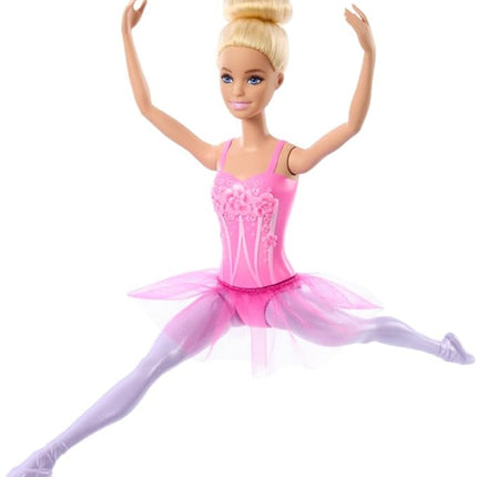 Barbie Ballerina Doll, Blonde Fashion Doll Wearing Purple Removable Tutu, Posed with Ballet Arms & “en Pointe” Toe Shoes, HRG34