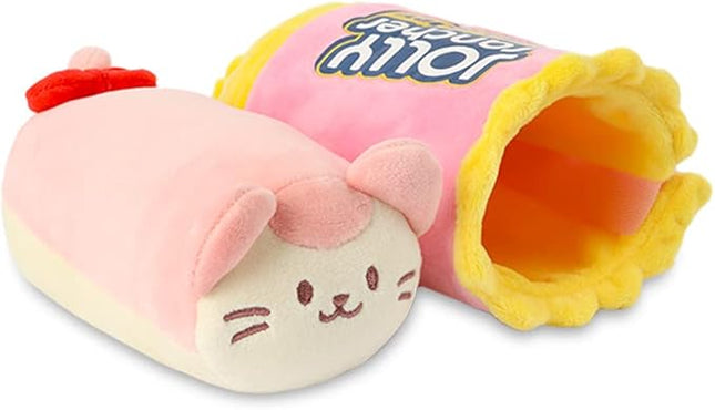 Anirollz Stuffed Animal Plush Toy - Official Hershey Chocolate Blanket Outfitz Doll | Soft, Squishy, Warm, Cute, Comfort, Safe| Pillow with Kitty - Valentine's Day Gift 6" Jolly Rancher Kittiroll