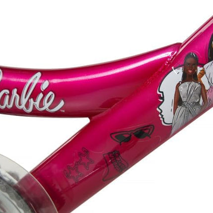 Dynacraft Barbie 12-18 Inch Girls BMX Bike for Age 3-9 Years - Fun and Stylish Design, Sturdy and Durable, Perfect for Kids Learning to Ride, Easy to Assemble, Ideal for Young Riders