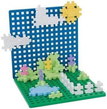 Plus-Plus - Learn to Build Super Set - Pastel Mix, 1,200 Pieces w/ 4 Baseplates - Construction Building Stem/Steam Toy, Interlocking Mini Puzzle Blocks for Kids