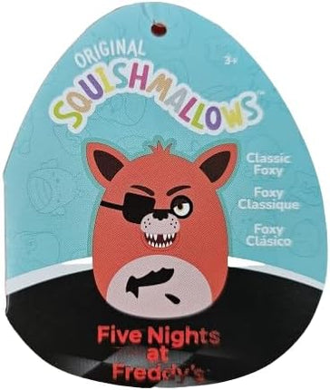 Squishmallows Classic Foxy 7 Inch Plush - Collectible Soft & Squishy Stuffed Animal Toy Halloween