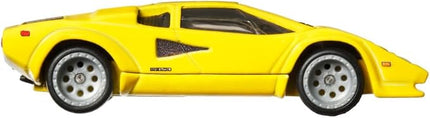 Lamborghini Countach LP 5000 QV Yellow Spettacolare Series Diecast Model Car by Hot Wheels