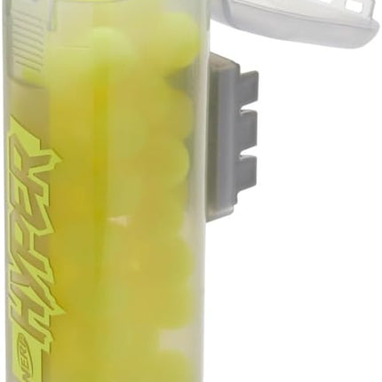 Nerf Hyper 50 Round Refill Canister, Includes 50 Hyper Rounds and Reload Canister, Attaches to Hyper Blasters, Gifts for Teens