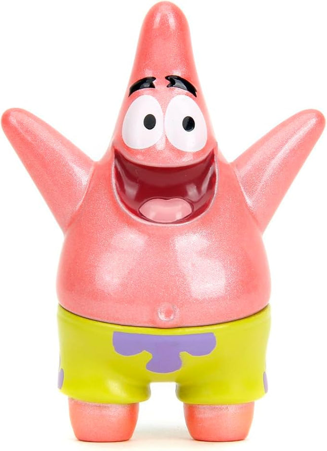 Jada Toys Spongebob Squarepants Figure (1 Piece) - 1 of 4 Collectible Metal Figures (Spongebob, Patrick, Thaddeus or Mr Krabs) for Fans and Collectors Ages 8 and up, Wave 1, Selection
