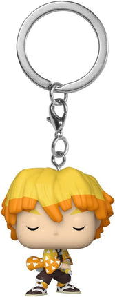 Funko POP! Keychain: Demon Slayer - Zenitsu Novelty Keyring - Collectable Mini Figure - Stocking Filler - Gift Idea - Official Merchandise - Anime Fans - Backpack Decor