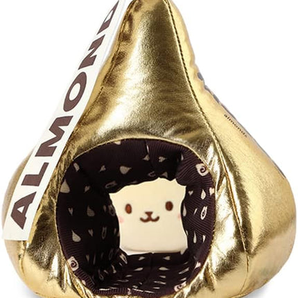 Anirollz Stuffed Animal Plush Toy - Official Hershey Kisses Chocolate Toy Blanket Outfitz Doll | Soft, Squishy, Warm, Cute, Comfort, Safe| Pillow with Bunny - Valentine's Day Gift 6" Bunniroll