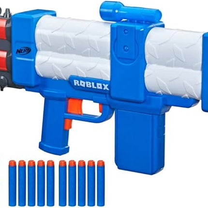 Nerf Roblox Arsenal: Pulse Laser Motorized Dart Blaster, 10 Elite Darts, 10-Dart Clip, Code to Unlock in-Game Virtual Item