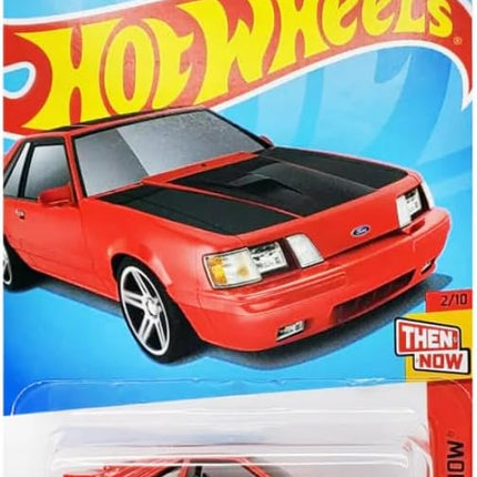 Hot Wheels '84 Mustang SVO (Red) Then and Now 2/10