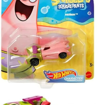 Underwater Wheels Spongebob Character Squarepants 6-Pack Car Bundle + Spongebob Yellow Bubble Van / Patrick Star / Squidward / Mr. Krabs / Plankton / Sandy Cheeks Racer Die-Cast 6 Items Bundle