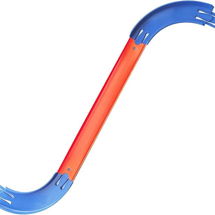 Racetrack Connectors Compatible with Hot Wheels,90 Degree Banked Turn,4 Packs，Upgrade Edition