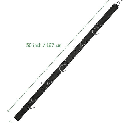 2Pcs Hockey Hanger Portable Hanging Drying Rack Sports Gear Organizer Hanging Straps with 5 Hooks Hockey Gifts for Home, Travel & Outdoor Using in Ice Hockey Skating Skiing Football Baseball Lacrosse