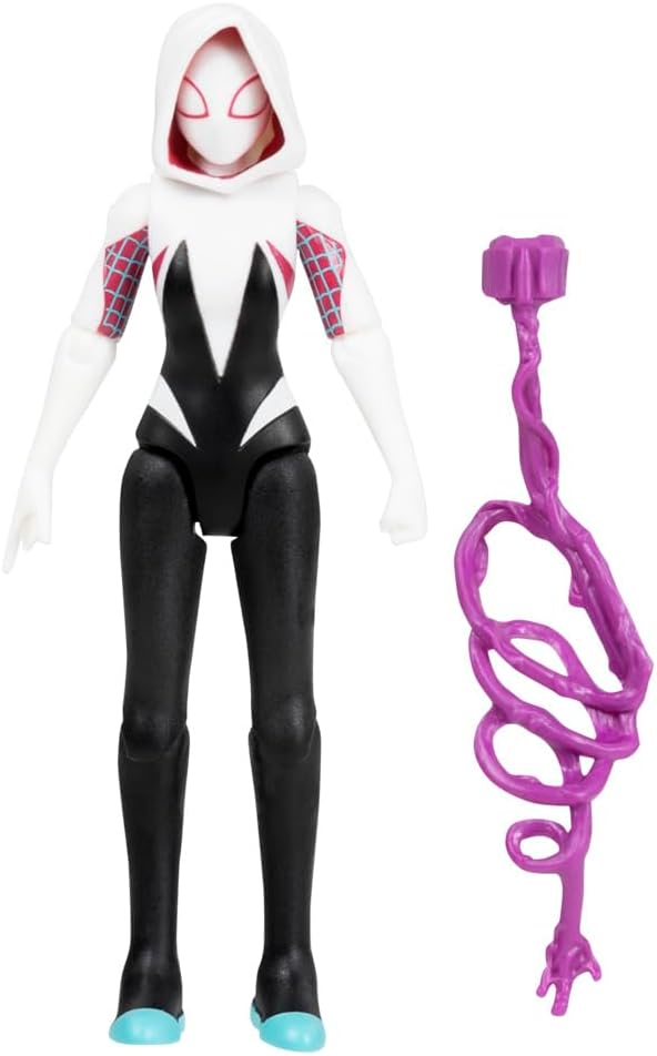 SPIDER-MAN Marvel VenomVersus Epic World of Action Ghost-Spider Figure with Accessory, 4-Inch (10 cm) Super Hero Toys for Kids Ages 4+