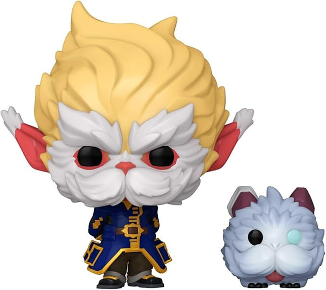 Funko POP TV: Arcane LOL– Heimerdinger with Poro - Arcane: League of Legends - Collectable Vinyl Figure - Gift Idea - Official Merchandise - for Kids & Adults - TV Fans - Model Figure for Collectors
