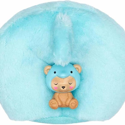 Barbie Cutie Reveal Doll & Accessories with Animal Costume & 10 Surprises Including Color Change, Teddy Bear as Dolphin in Costume-Themed Series