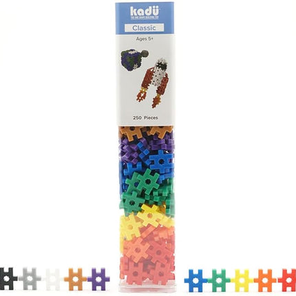 Incredibly Interconnectable Toys KADU Classic 250 Piece Classic Set - STEM/STEAM Building + Construction Toy, for Open + Imaginative Play Ages 5+