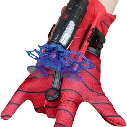 keivon Spider Gloves Man Web Shooter for Kids, Launcher Spider Kids Plastic Cosplay Glove Hero Movie Launcher Wrist Toy Set Funny Decorate Children Funny Educational Toys