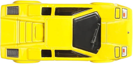Lamborghini Countach LP 5000 QV Yellow Spettacolare Series Diecast Model Car by Hot Wheels