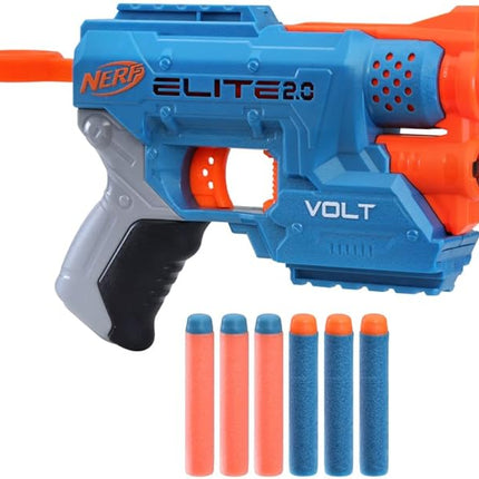 Nerf Elite 2.0 Volt SD-1 Blaster, 6 Nerf Elite Darts, Light Beam Targeting, Dart Storage, Tactical Rails