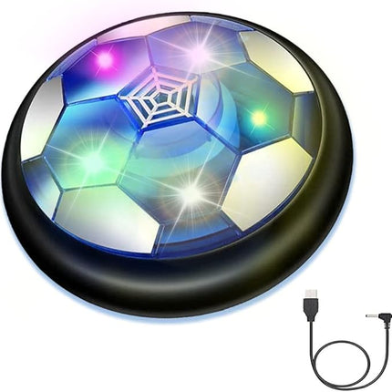 JRD&BS WINL Hover Soccer Ball Toys for Boys Girls Rechargeable Floating Soccer Ball with Led Lights Indoor Air Football Game Birthday Gifts for Kids 3-12 Yr