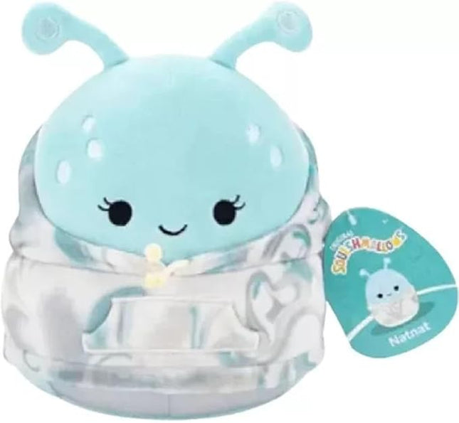 Squishmallows 2025 Original 8-Inch Hoodie Animal Squad Plush - Collectible Soft & Squishy Mini Stuffed Animal Toy - Add to Your Squad - Gift for Kids, Girls & Boys (Natnat Alien)
