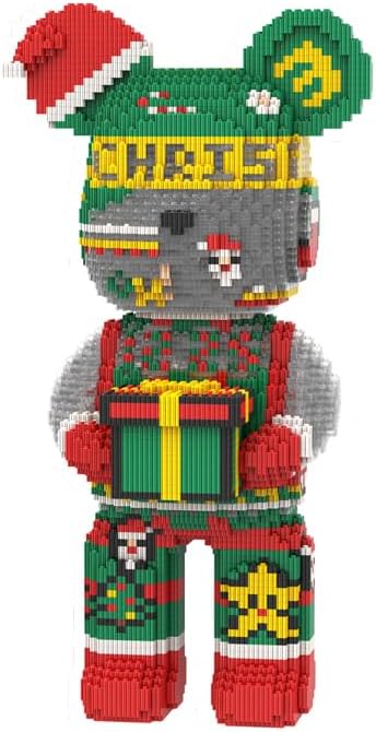 DAHONPA Animal Christmas Bear Micro Building Blocks Set (7880 Pieces) Gift for Adults and Kids